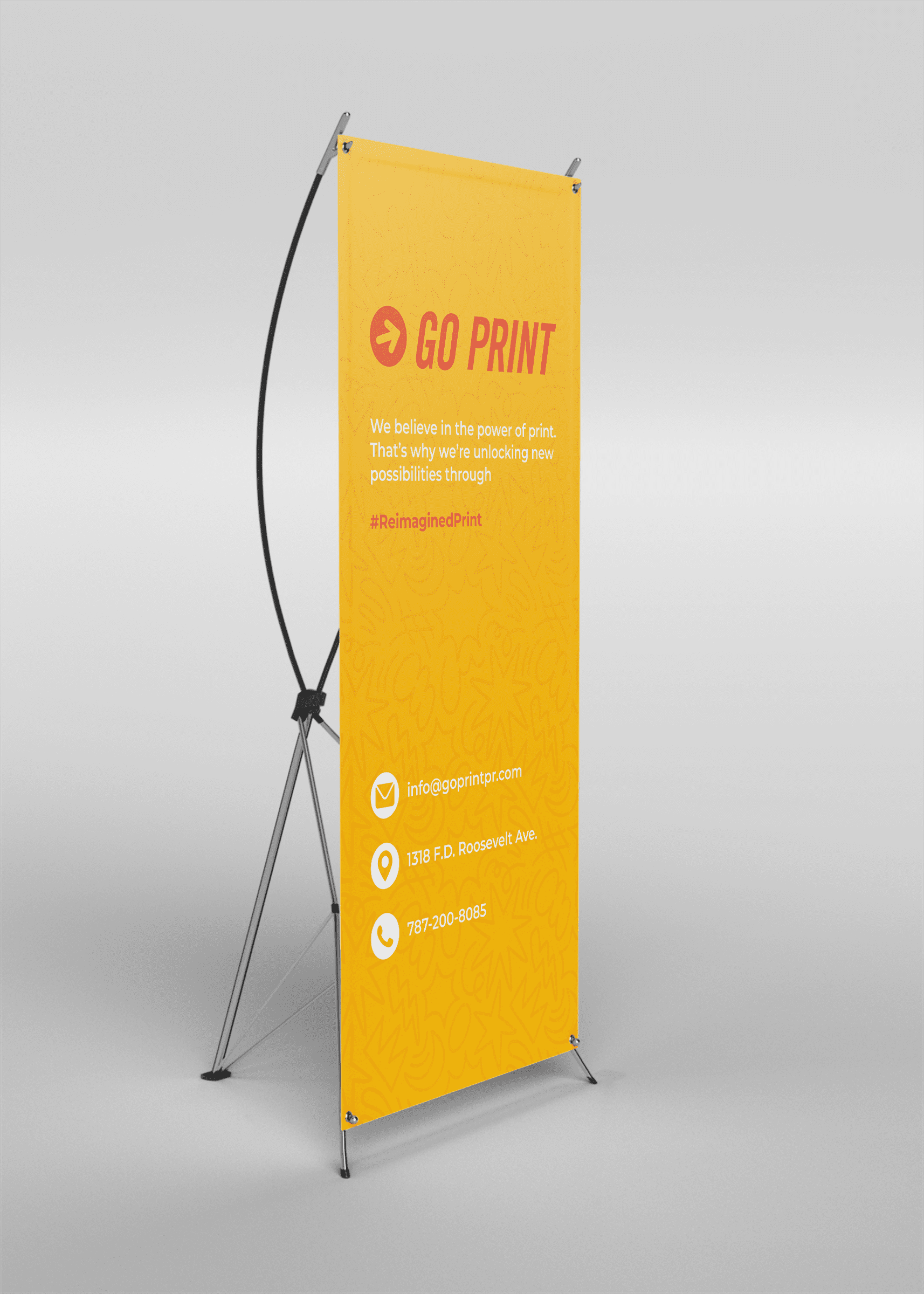 X-STAND BANNER MECHANISM