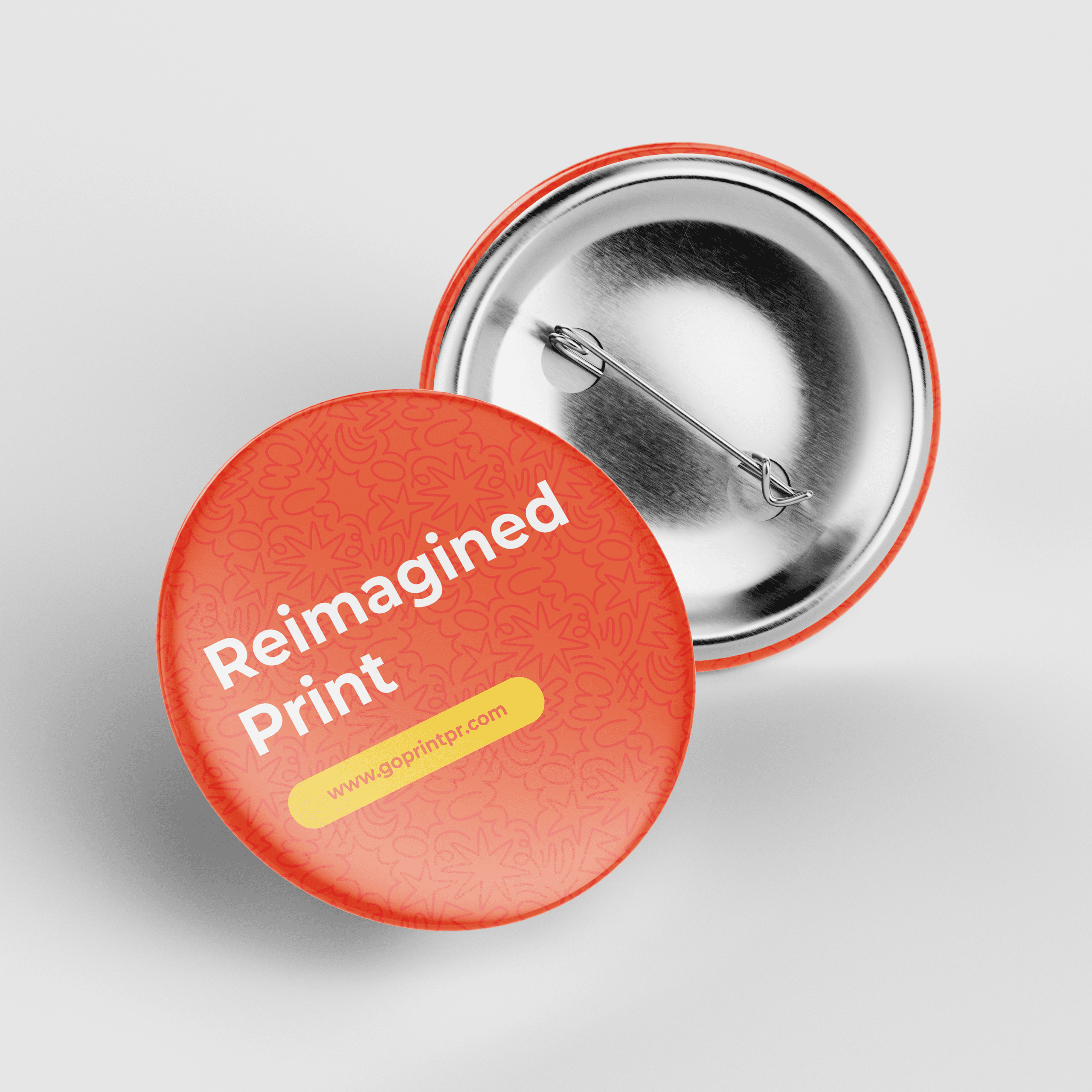 Mini Button Pins 1.25"