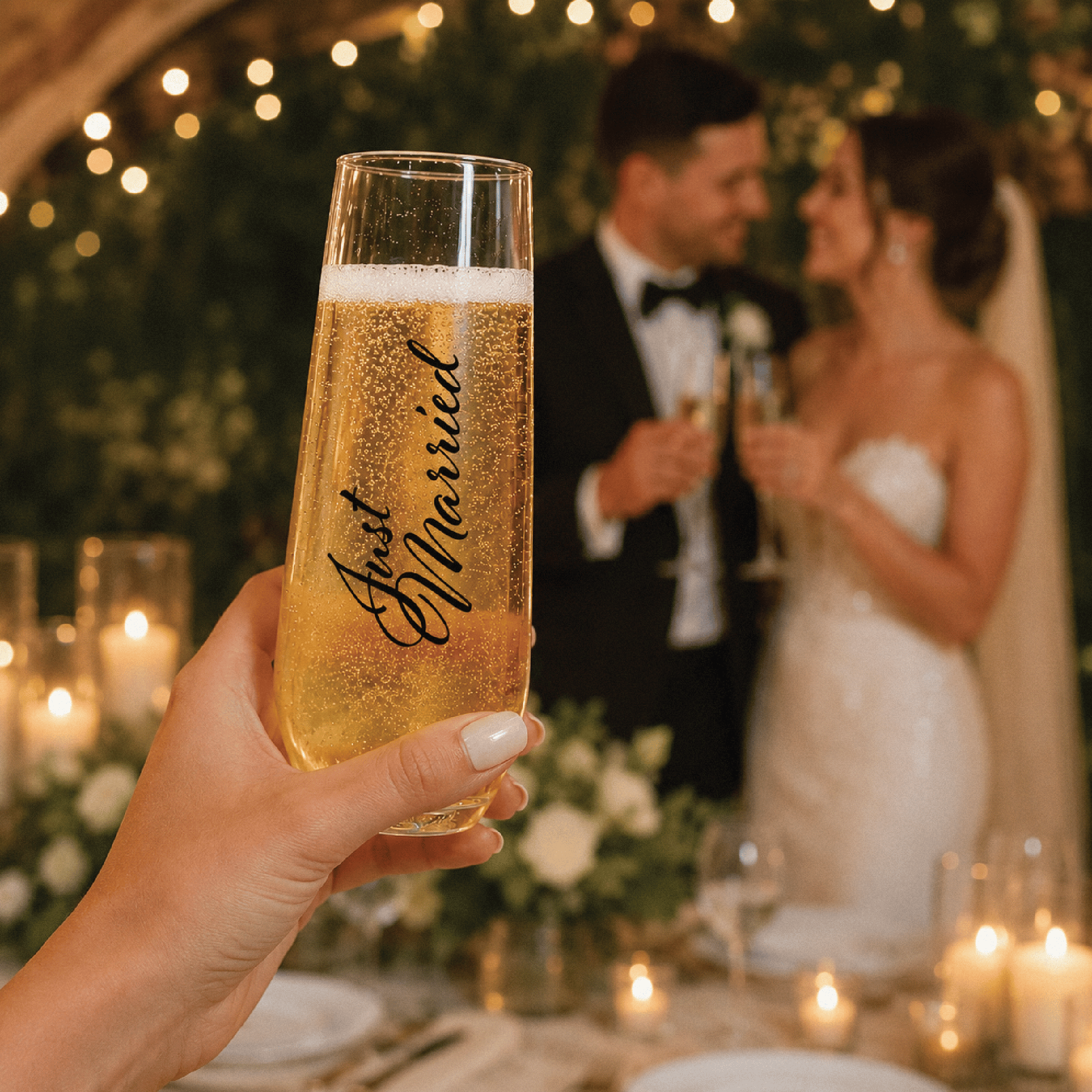 Personalized Champagne Flutes