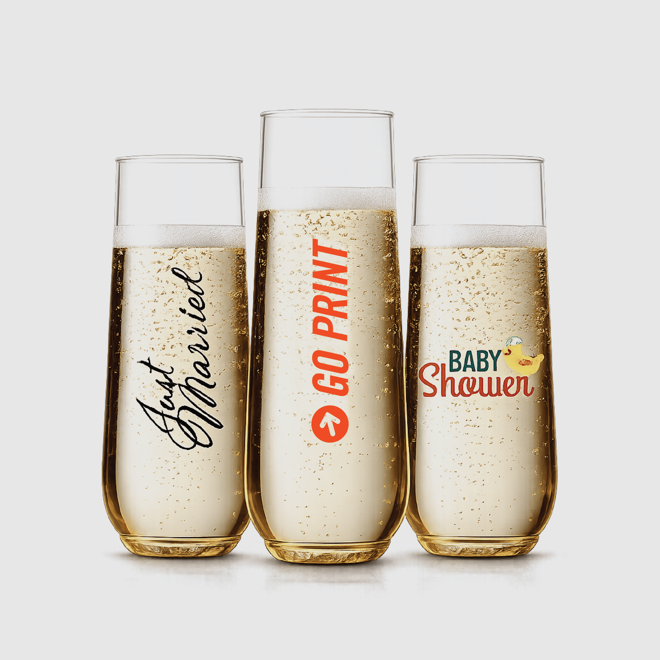 Personalized Champagne Flutes - Image 3