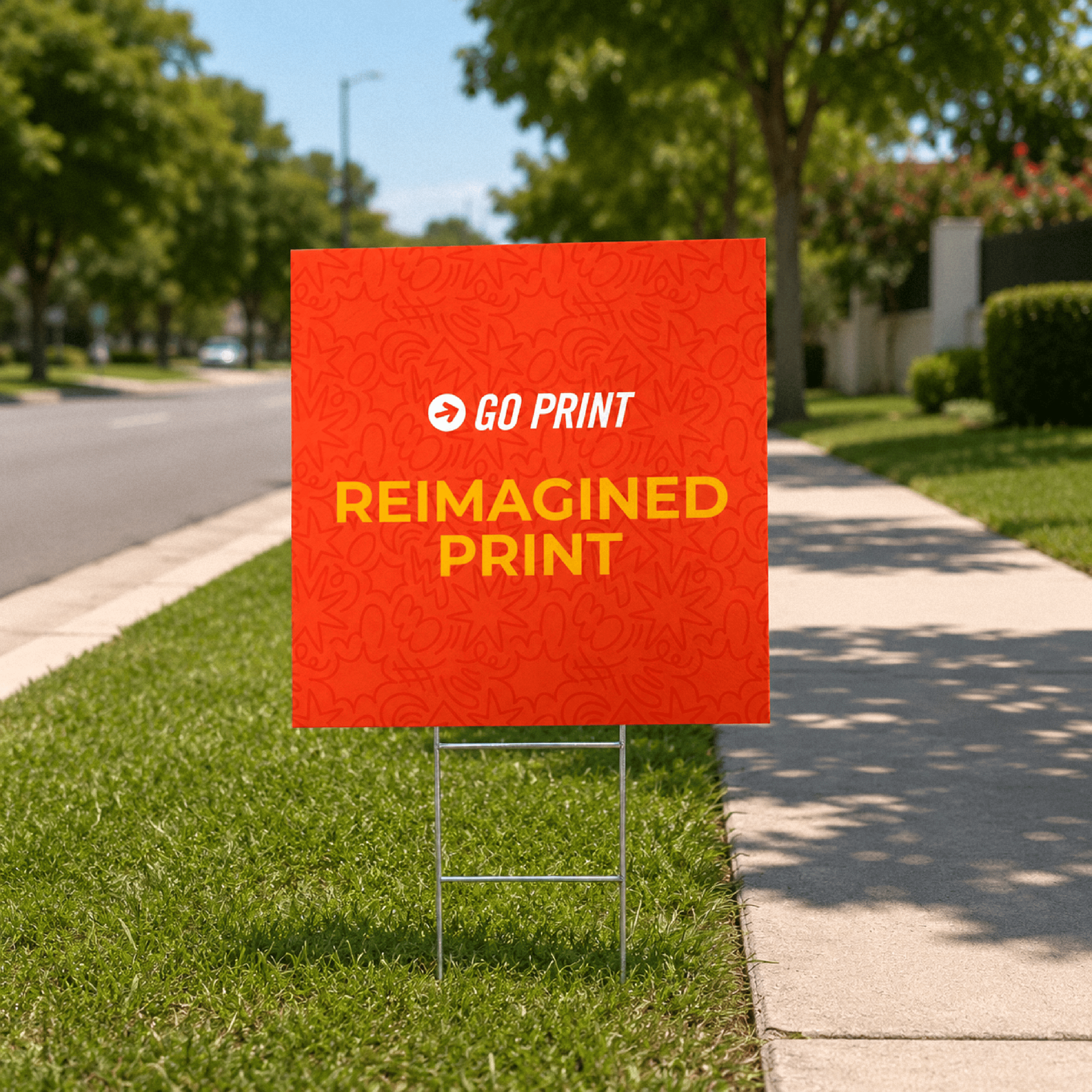 Custom Yard Signs with Metal Stake - Image 2