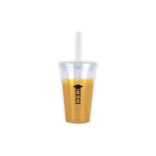 Clear Acrylic Tumbler 16oz.