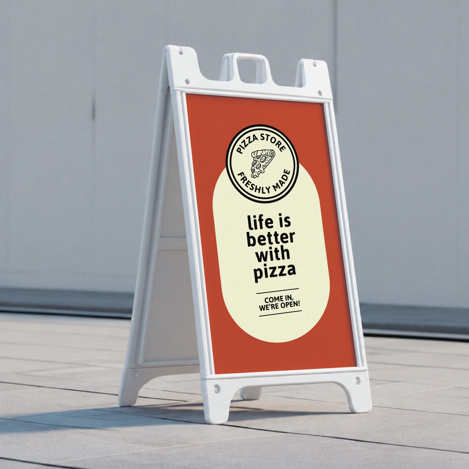 Deluxe Plastic Sidewalk Sign - Image 3