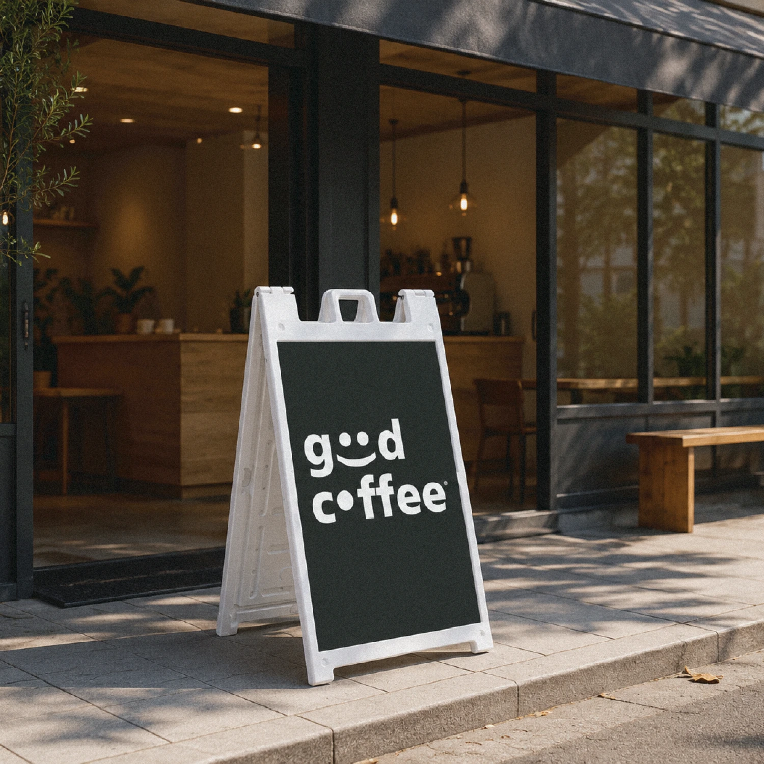 Deluxe Plastic Sidewalk Sign - Image 4